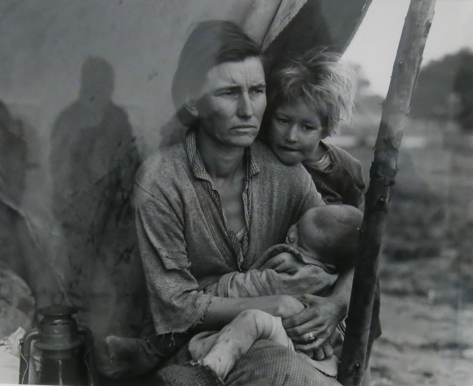 1936 en Californie, jeune femme de 32 ans mère de 7 enfants